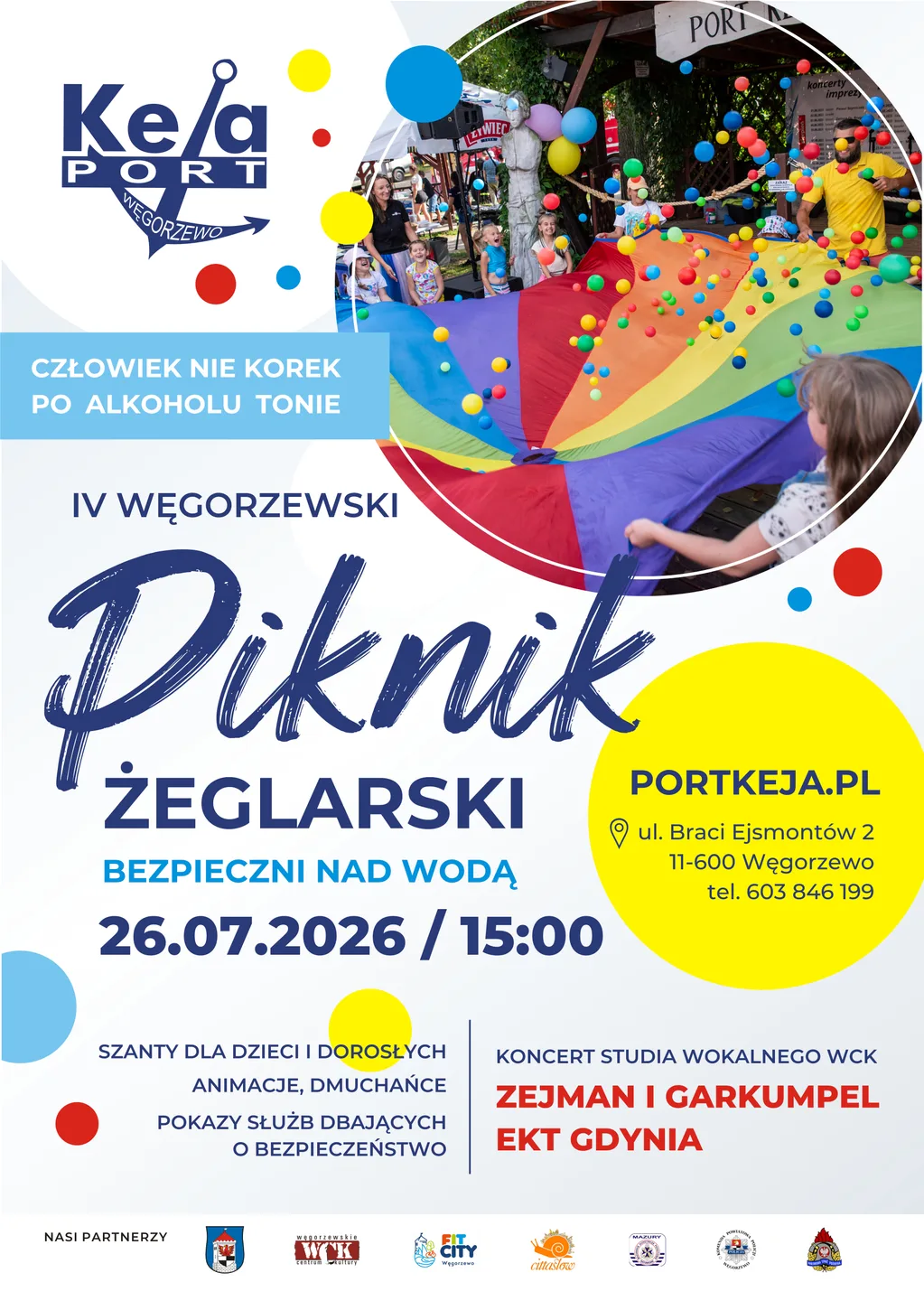 IV Węgorzewski  Piknik Żeglarski " Bezpieczni nad wodą"